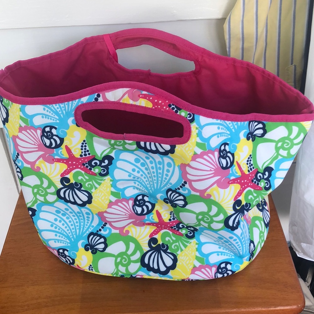 Lilly Pulitzer Beach Tote/Cooler w/ Bottle Opener